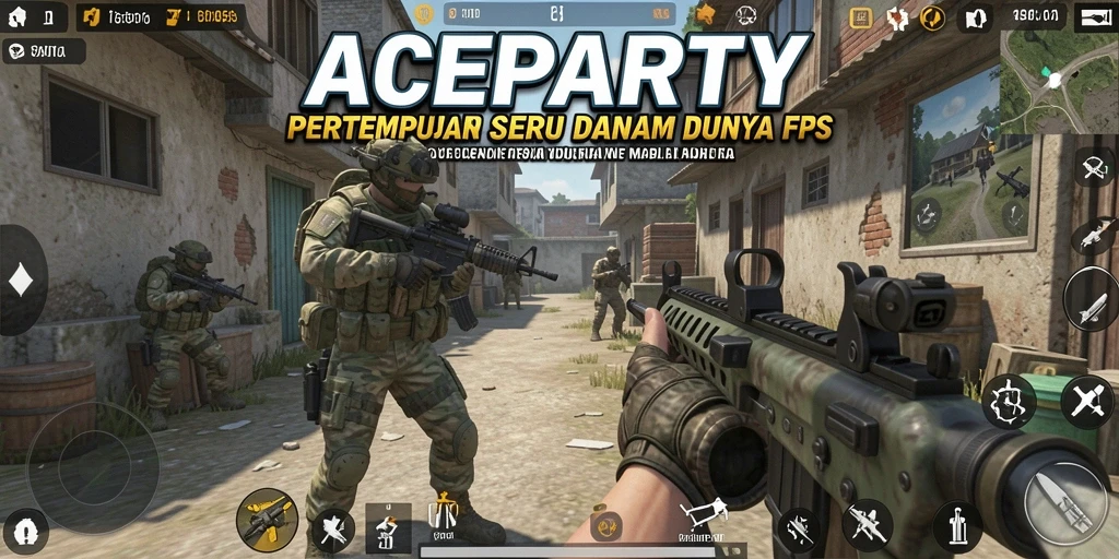 Tampilkan gameplay seru di ACEPARTY dengan aksi FPS yang mendebarkan.