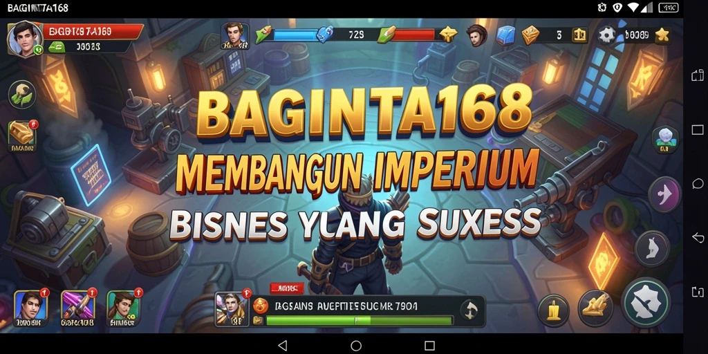 Screenshot BAGINTA168 menampilkan gameplay menarik dari pengelolaan bisnis.