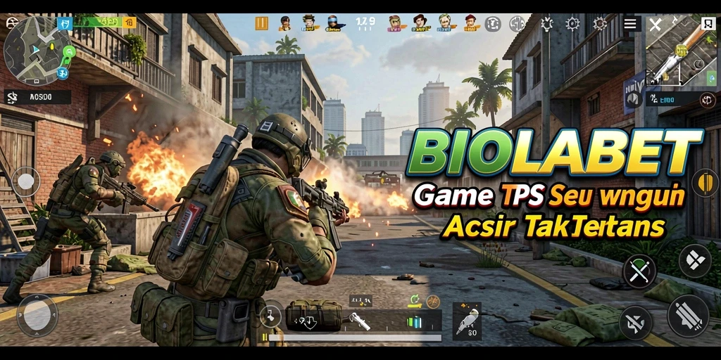 Tampilan gameplay menegangkan dari BIOLABET dengan aksi seru.