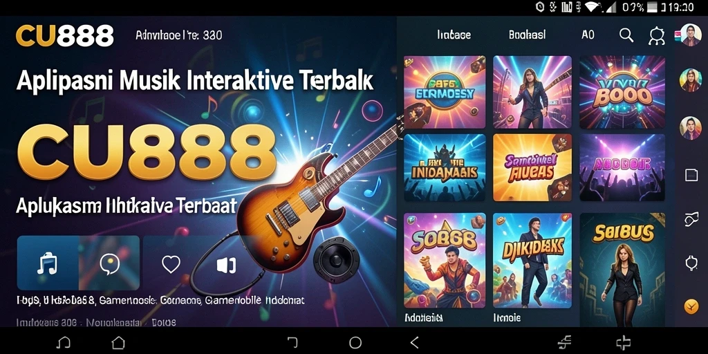 Menggambarkan pengalaman bermain di aplikasi musik interaktif yang inovatif.