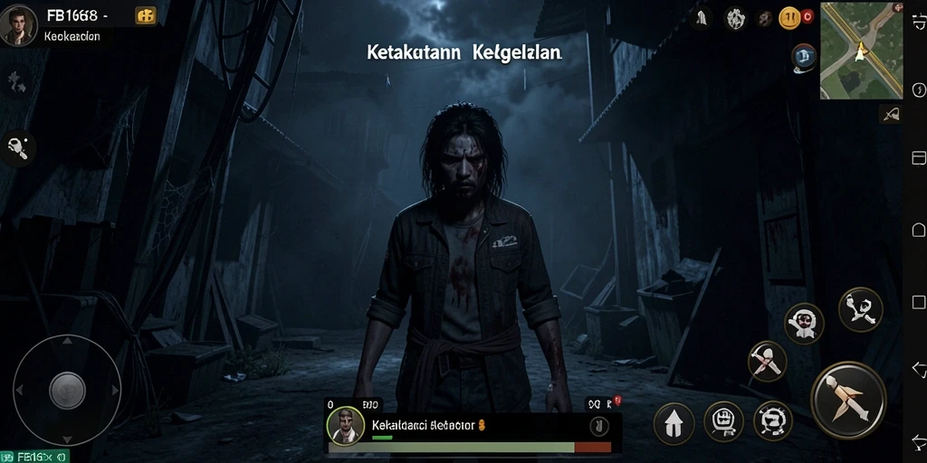 Tampilan gameplay menyeramkan FB168 yang penuh dengan ketegangan.