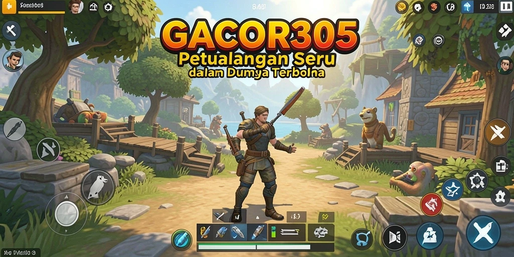 Tangkapan layar menunjukkan eksplorasi bebas dalam dunia terbuka.
