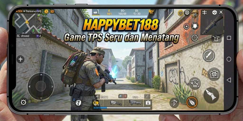 Tampilan utama gameplay HAPPYBET188 yang mendebarkan dan penuh aksi.