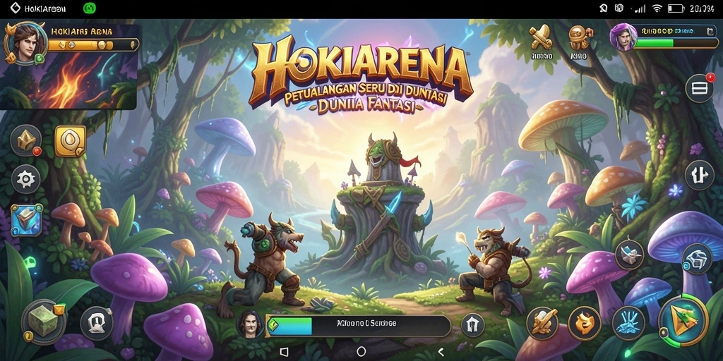 Tampilan gameplay HOKIARENA yang penuh petualangan dan tantangan.