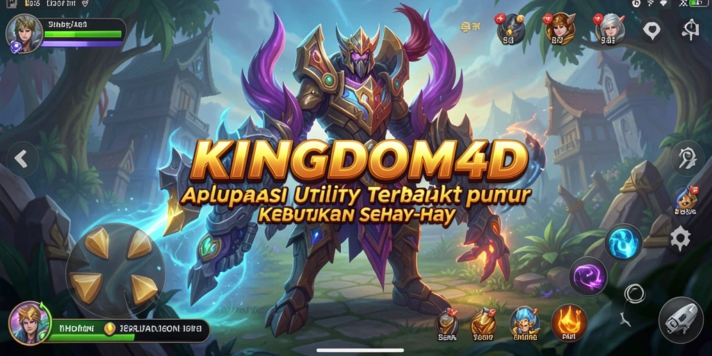 Tampilan aplikasi KINGDOM4D yang modern dan intuitif.