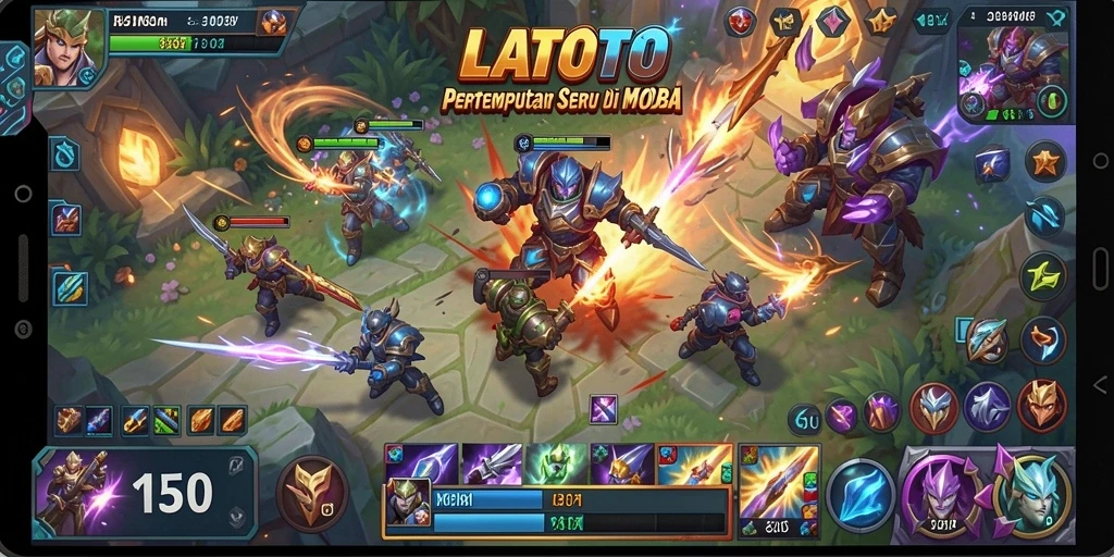 Tampilan gameplay LATOTO yang menegangkan dan mendebarkan.