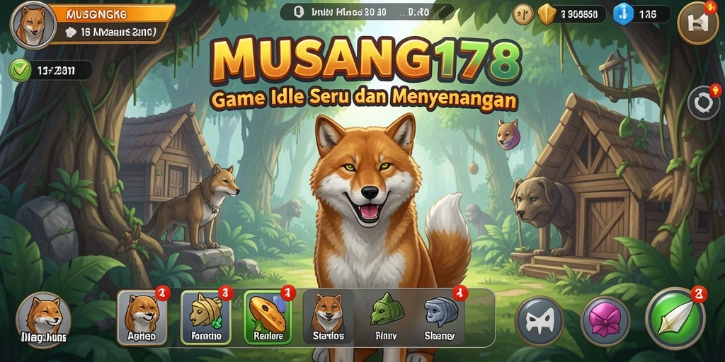 Tampilan menarik dari gameplay <strong>MUSANG178</strong> yang penuh aksi Idle.