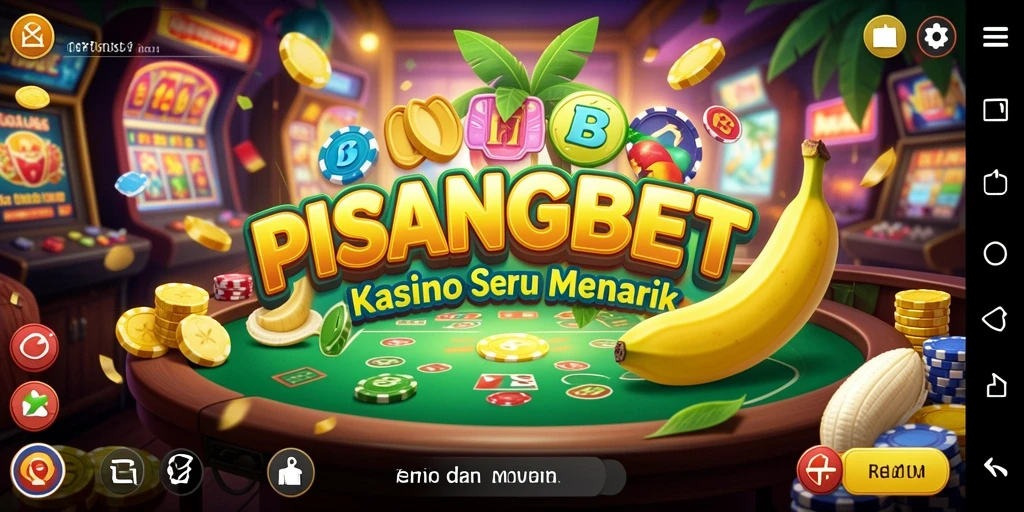 Tampilan gameplay PISANGBET dengan berbagai permainan Kasino yang seru.