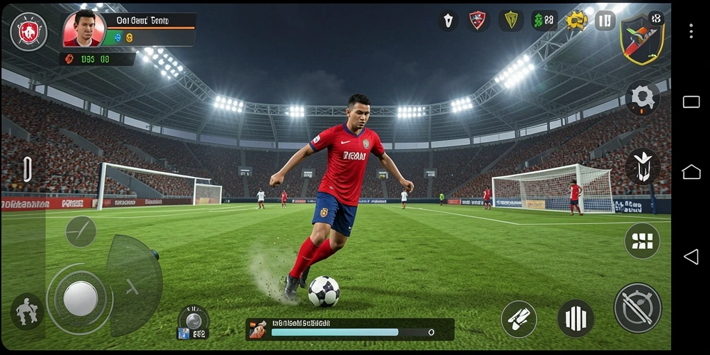 Gameplay RK88 menampilkan aksi seru berbagai olahraga yang kompetitif.