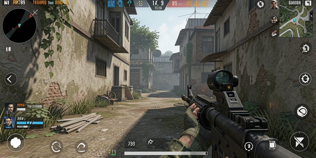 Gameplay mendebarkan di RR789 dengan aksi FPS yang intens.